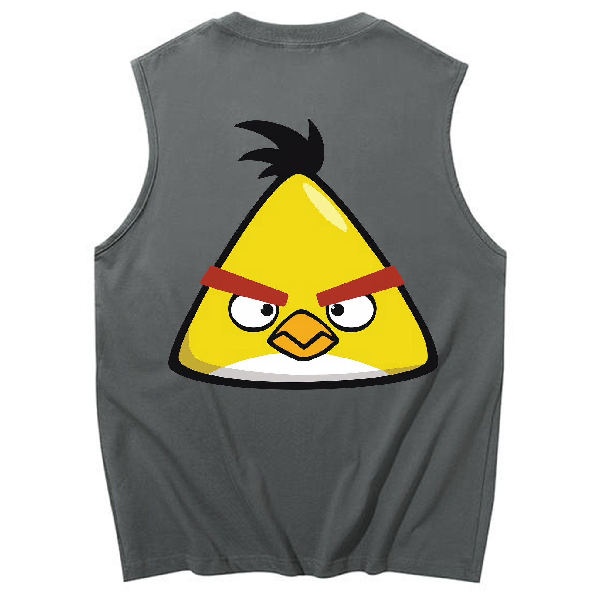（画像用） Angry Birds アングリーバード コットン100％タンクトップ（背面プリント）